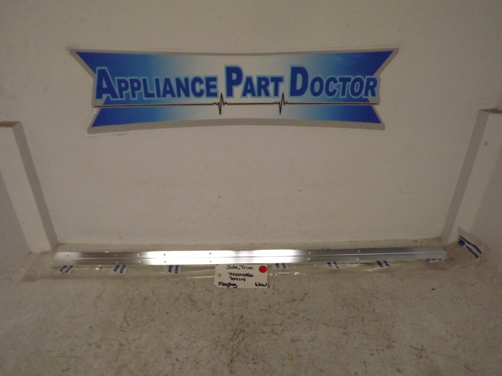 Maytag Stove 74004056 704114 Side Trim New Maytag Stove 74004056 704114 Side Trim New